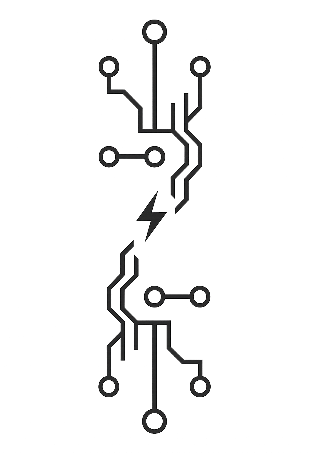Neural-style abstract graphic